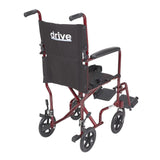 Wheelchair Transport Lightweight Red 19.