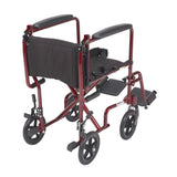 Wheelchair Transport Lightweight Red 19.