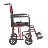 Wheelchair Transport Lightweight Red 19.