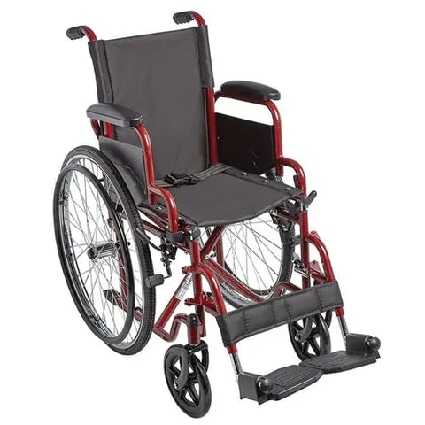 Ziggo Wheelchair Lightweight Folding  14   Red.