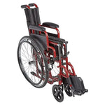 Ziggo Wheelchair Lightweight Folding  14   Red.