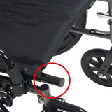 K3 Wheelchair Ltwt 16  W/dda & S/a Footrests  Cruiser Iii.