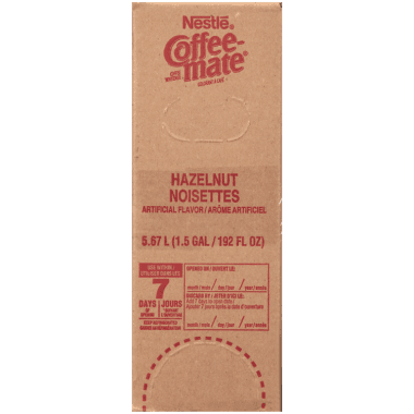 Hazelnut Bulk Liquid Creamer 3 x 192 fl oz.