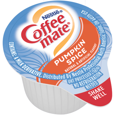 Pumpkin Spice Liquid Creamer Singles (375 fl oz).