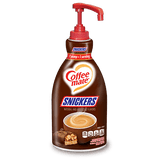 Snickers Liquid Creamer Concentrate Pump Bottle - 507 fl oz (2 x 15 L Bottles).