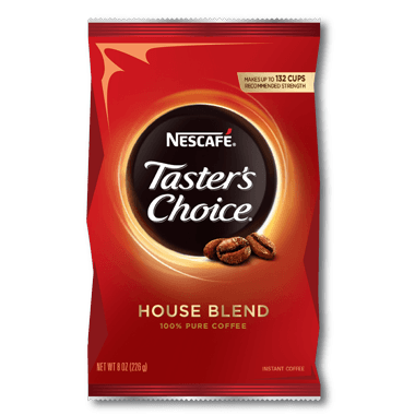 House Blend Bulk Instant Coffee (12x 8-oz pouches).