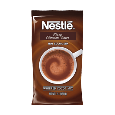 Dark Chocolate Flavor Hot Cocoa Mix (12 x 175 lb bulk pouches).