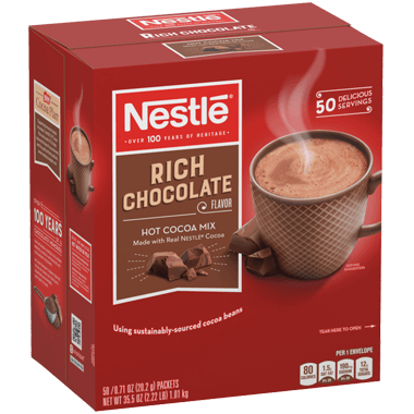 Rich Chocolate Hot Cocoa Mix (50 Ct 6 Boxes)