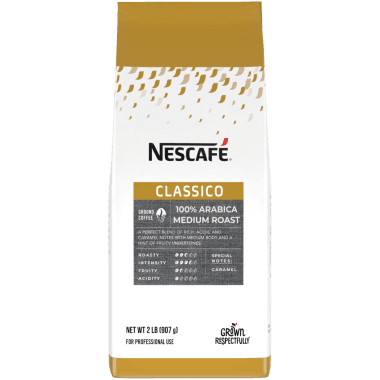 Classico 100% Arabica Roast and Ground Coffee 2 lb (6 Pack).