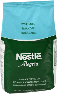 Alegria Sweetened Beverage Frothy Mix (8 x 32 oz).