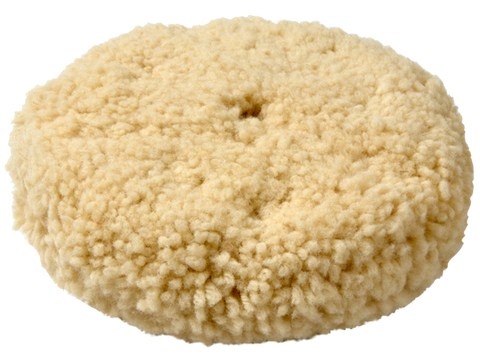 White Heavy Cut Wool Pad