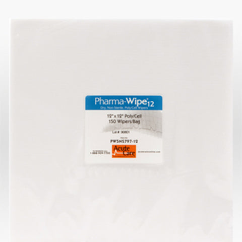 Pharma-Wipe™ Dry Wipe, Poly/Cellulose