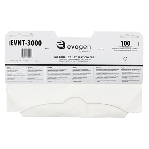 Evogen® Toilet Seat Covers, White