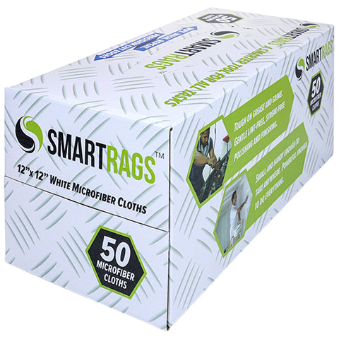 SmartRags Microfiber Towel, 12"x12", 180 GSM