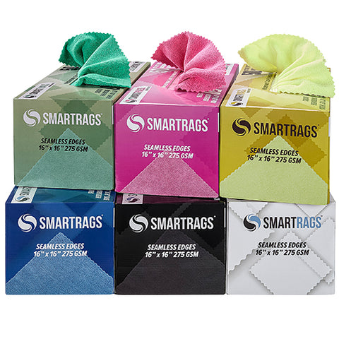 SmartRags Microfiber Towel, 16"x16", 275 GSM