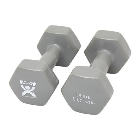 Dumbell Weight Color Neoprene Coated 15 Lb