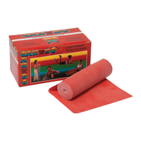 Cando Exercise Band Red Light  6-yard Roll