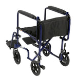 Wheelchair Transport Lightweight Blue 19