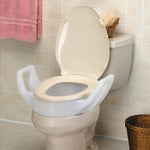 Elevated Toilet Seat W-arms Standard 19  Wide