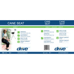 Cane Seat Adjustable W-nylon Handle  Bronze Folding