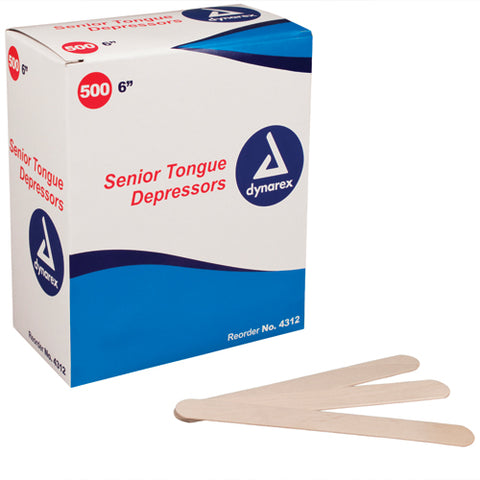 Tongue Depressors-regular 6  Non-sterile Bx/500