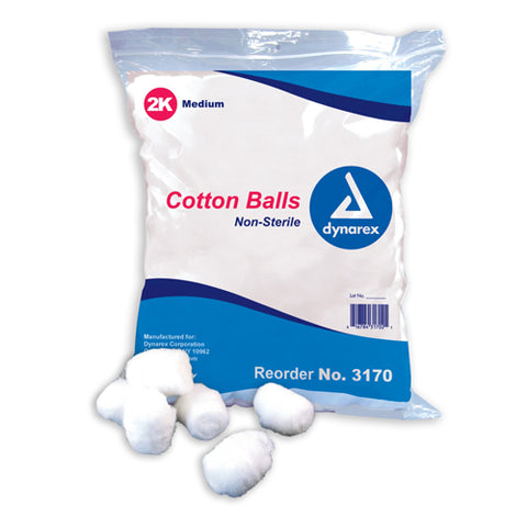 Cotton Balls  Non Sterile Medium Pk-2000