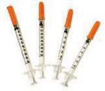 Lo-dose Insulin Syringe 3/10cc 28g X 1/2  Bx/100