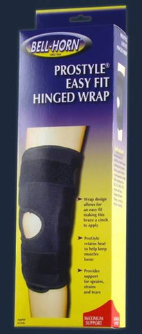 Hinged Knee Wrap  Prostyle Ez Fit  Large  15  - 17
