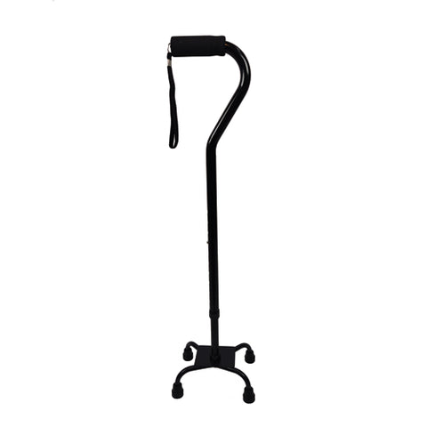 Quad Cane  Small Base  Black By Blue Jay Brand