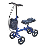 Keep Me Moving Steerable Folding Knee Scooter - Bluejay