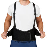 Blue Jay Industrial Back Suppt W-suspenders  Black  X-large