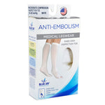Anti-embolism Stockings Lg-lng 15-20mmhg Below Knee  Insp Toe