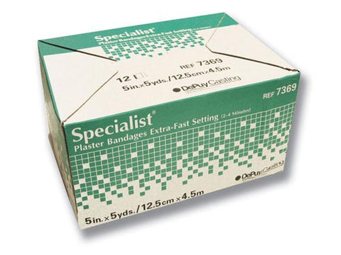 Specialist Plaster Bandages X-fast Setting 4 X5yds Bx-12