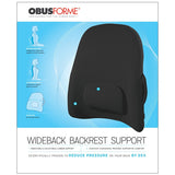 Wideback Backrest Support Obusforme  Black