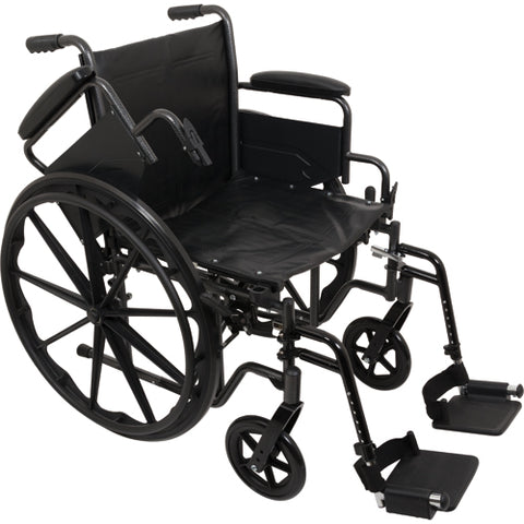 K2 Wheelchair 18 X16   Removbl Desk Arms Swing Away Footrests