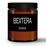 Bextera's Gardenia Natural Wax Candle in Amber Jar (9oz)